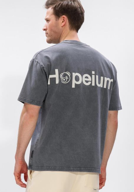Donkergrijze HOPEIUM T-shirt LOGO TEE SS - large