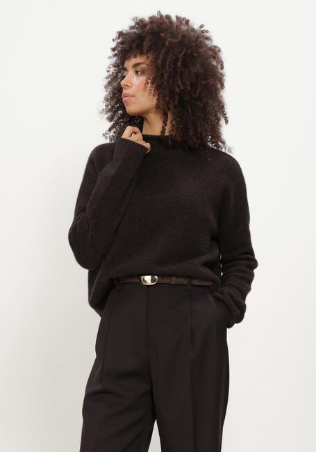 Bruine FILIPPA K Trui MIKA YAK FUNNELNECK SWEATER - large