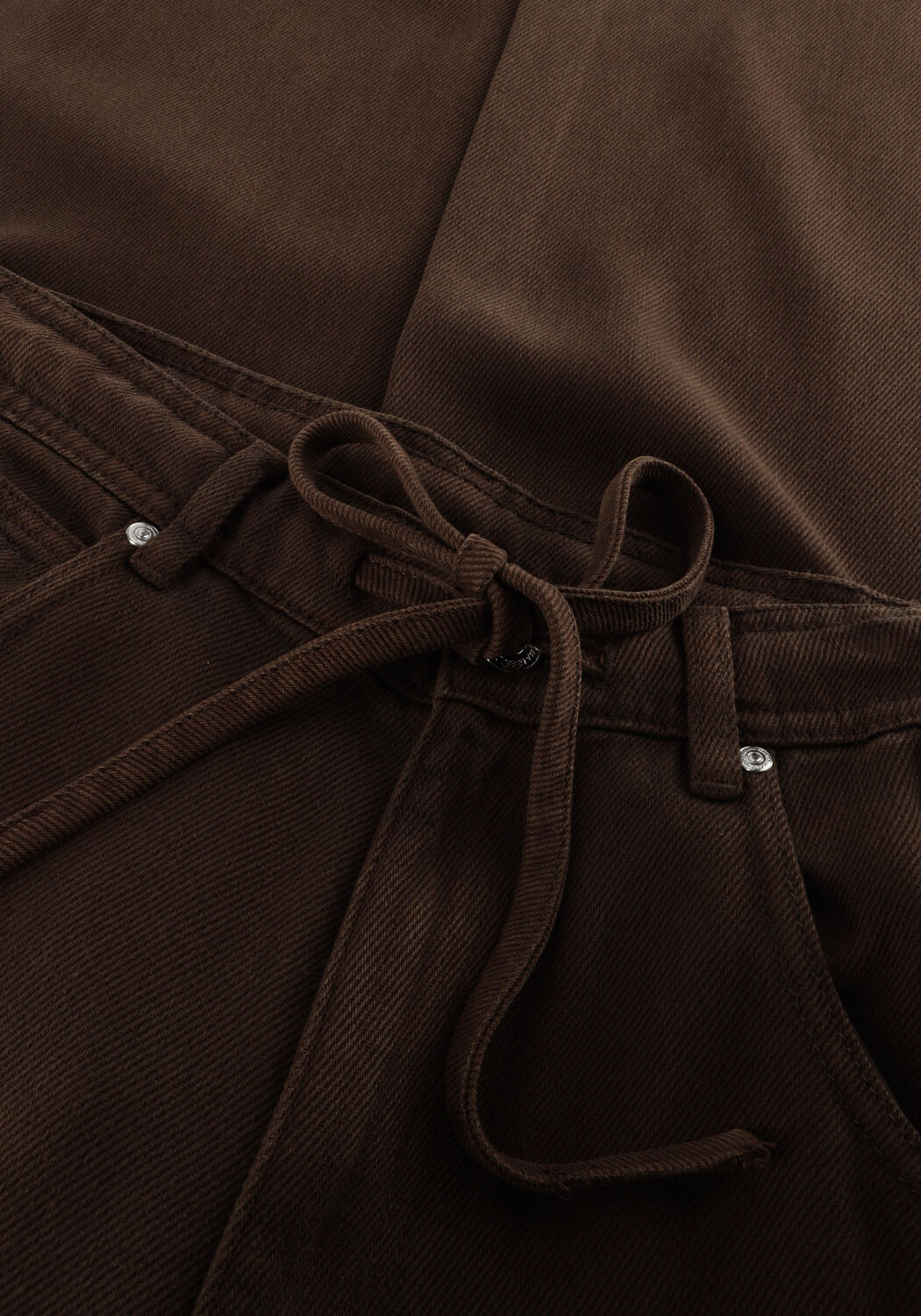 Bruine SECOND FEMALE Wide jeans IRVINE DENIM JEANS - large