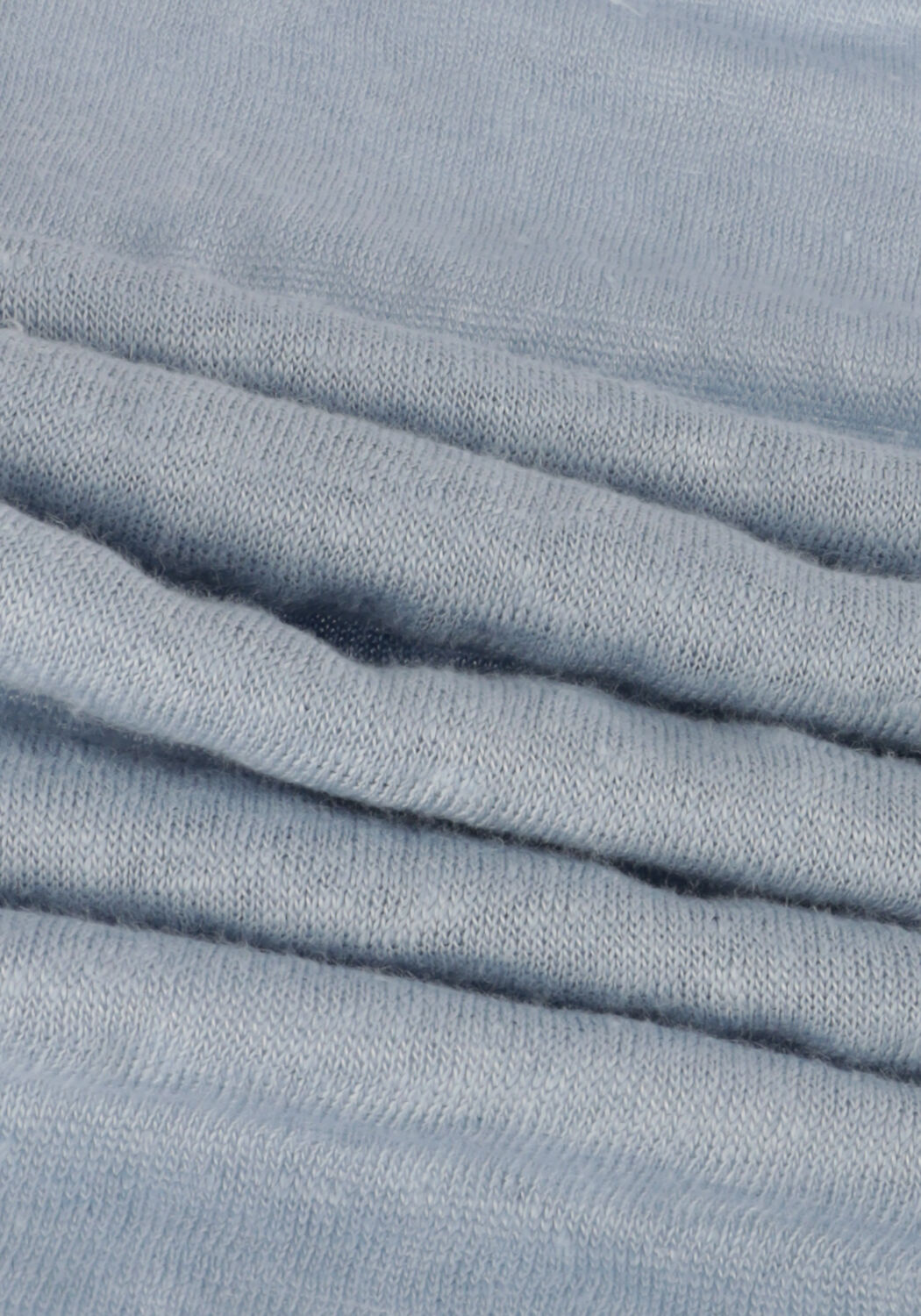 Lichtblauwe SECOND FEMALE T-shirt PEONY O-NECK TEE - large