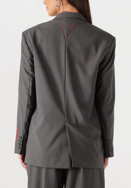 Grijze ALIX THE LABEL Blazer LADIES WOVEN CLEAN BLAZER - large
