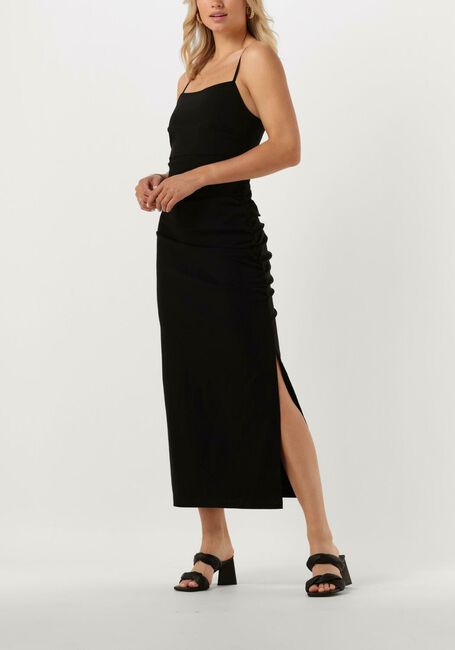 Zwarte GESTUZ Midi jurk BLINAGZ DRESS - large