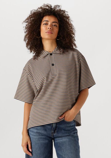 Bruine SECOND FEMALE T-shirt NORMAN SS POLO - large