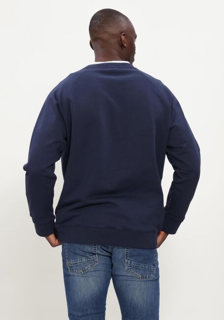 Donkerblauwe DENHAM Sweater YAN LS SWEAT - large