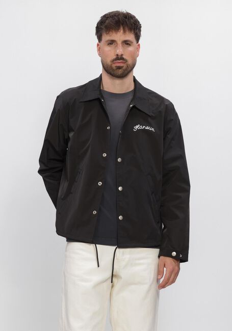 Zwarte FLANEUR Jack SIGNATURE COACH JACKET - large