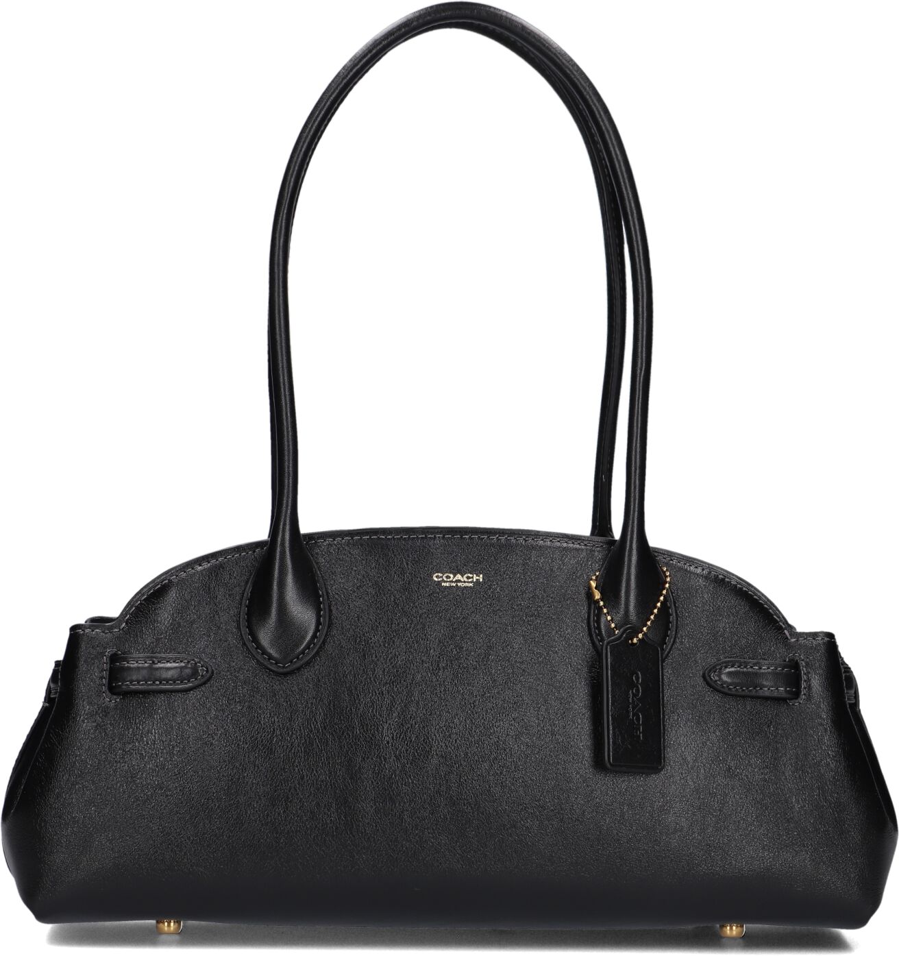 Coach Coach Handtas Dames Empire 34, Materiaal: Leer, Kleur: Zwart
