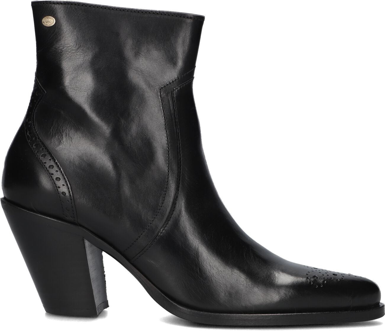 Fred de la Bretoniere Enkellaarsjes
Dames Blaire Ankle Boot, Maat: 41, Materiaal: Leer, Kleur: Zwart
