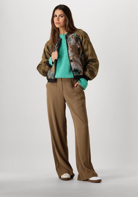 Groene SUMMUM Trui SWEATER ALPACA BLEND KNIT - large