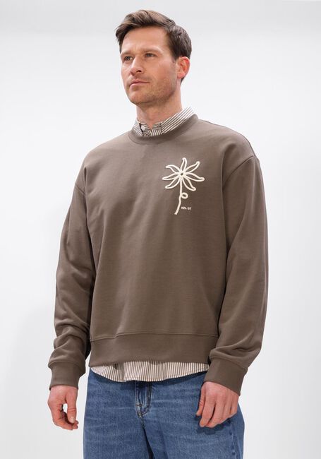 Taupe NN.07 Sweater DAVID 30014 - large