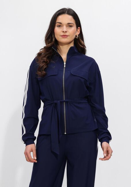 Donkerblauwe PENN & INK Jack JACKET STRIPE - large