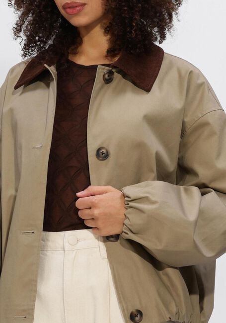 Khaki STUDIO AR Jassen CAMILLA COTTON TWILL - large