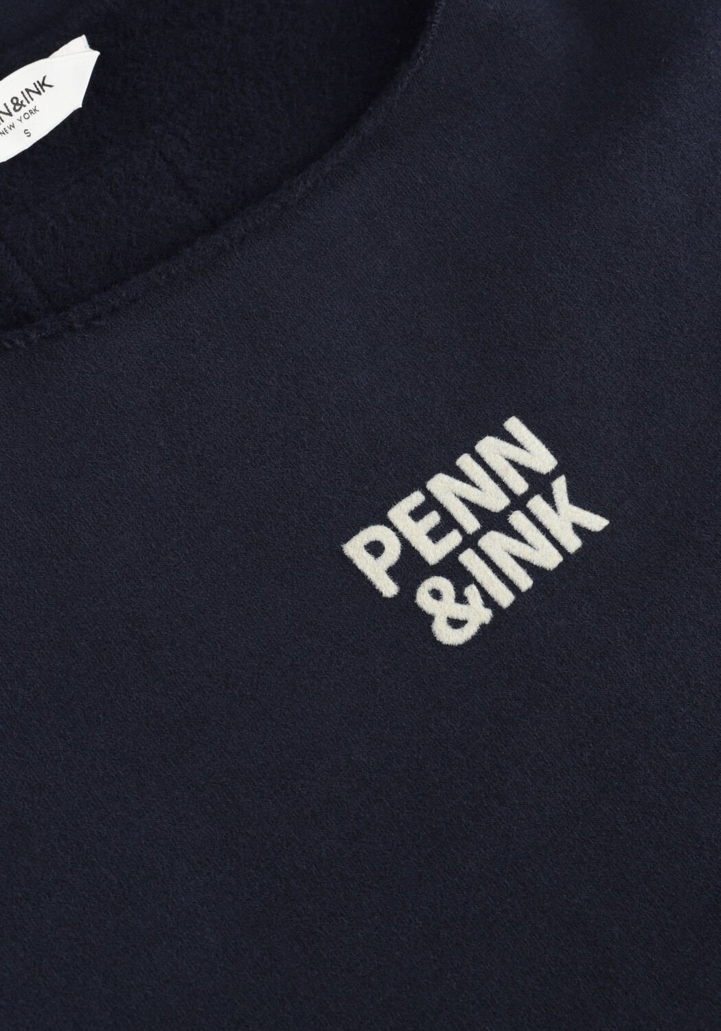 Blauwe PENN & INK Trui SWEATER W25F1703 - large