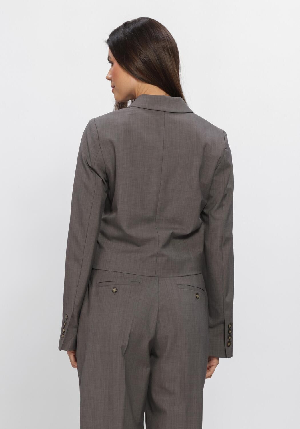 Grijze HERSKIND Blazer BARON FITTED JACKET - large