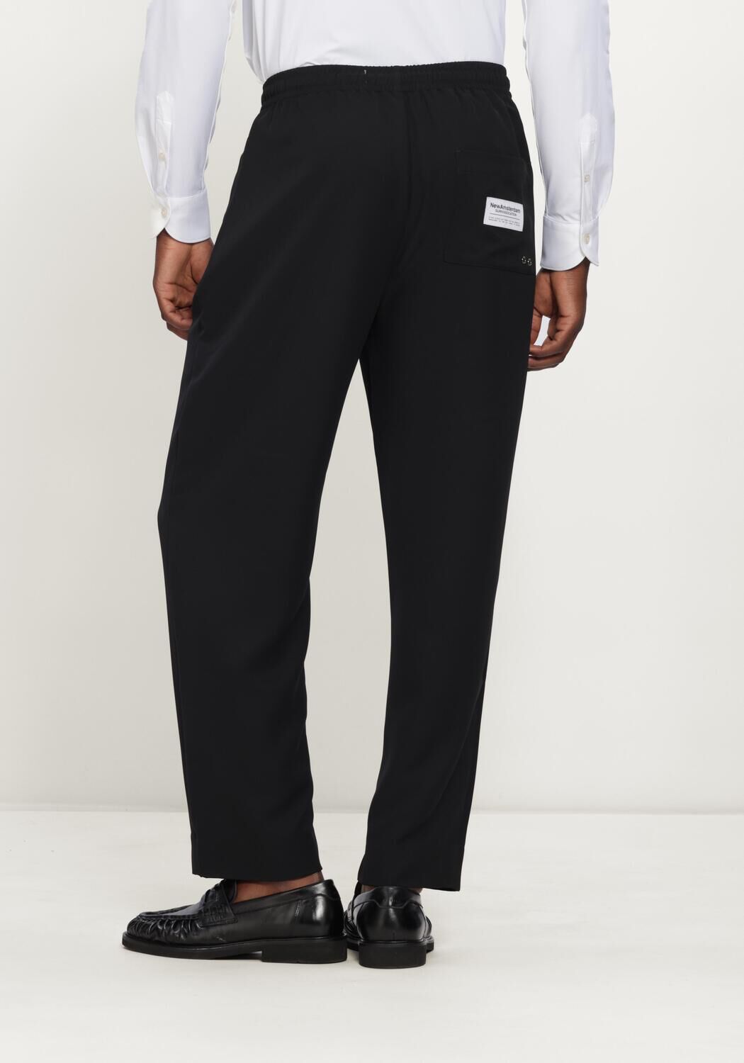 Zwarte NEW AMSTERDAM SURF ASSOCIATION Wijde broek WORK TROUSERS - large