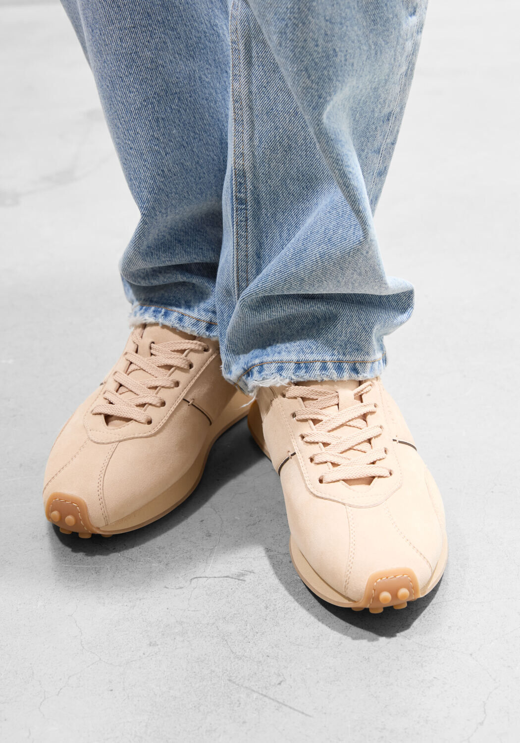 Beige TOD'S Lage sneakers XXW26L0IU41HR0C600 - large