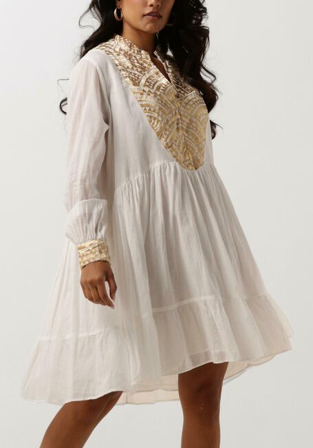 Witte GREEK ARCHAIC KORI Mini jurk 330051 - large