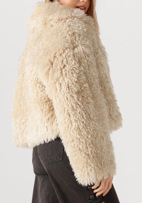 Beige SECOND FEMALE Teddy jas OPHIE JACKET - large