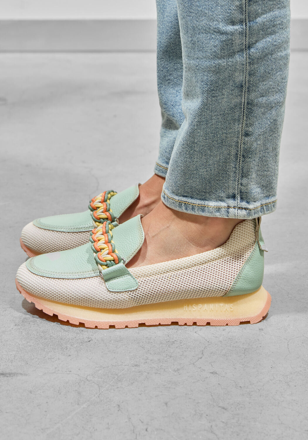 Groene HISPANITAS Lage sneakers HV253948 - medium