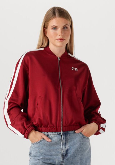 Bordeaux ALIX THE LABEL Vest LADIES KNITTED TRAININGS SWEAT JACKET - large