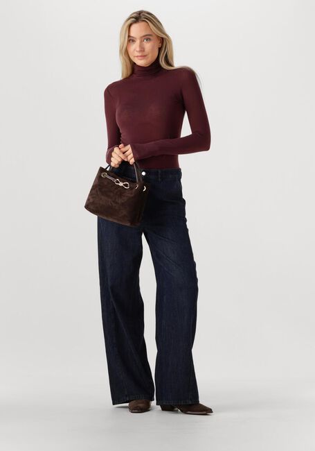 Bordeaux SECOND FEMALE Vest MATIMA T-NECK TEE - large