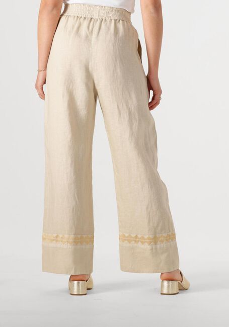 Beige GREEK ARCHAIC KORI Wijde broek 210624 - large