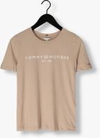 Beige TOMMY HILFIGER T-shirt REG CORP LOGO C-NK SS - medium
