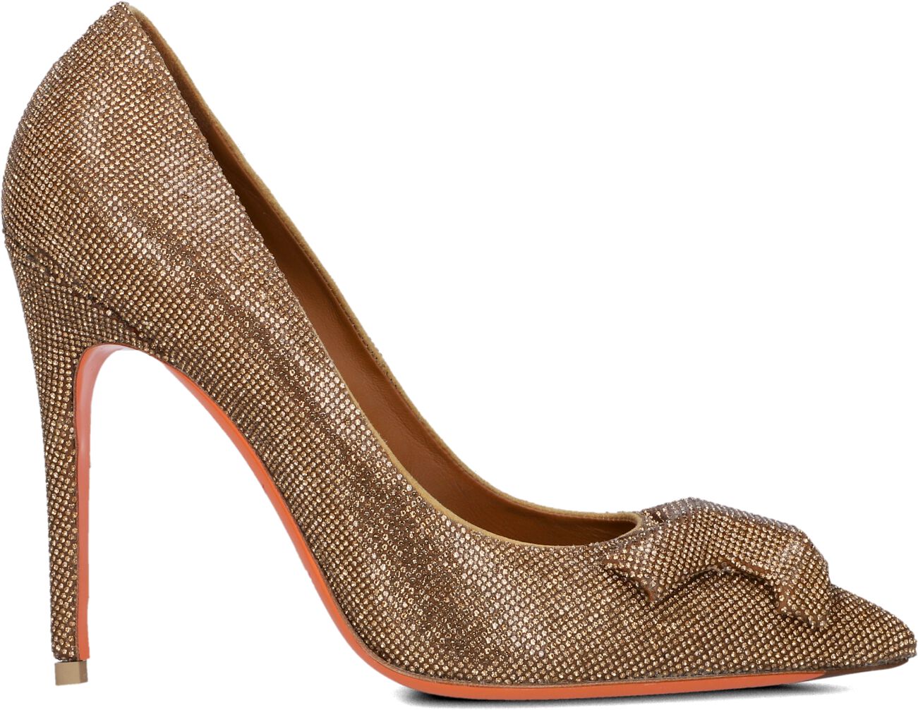 Santoni Pumps Dames 70636, Maat: 38, Materiaal: Textiel, Kleur: Bronskleurig afbeelding