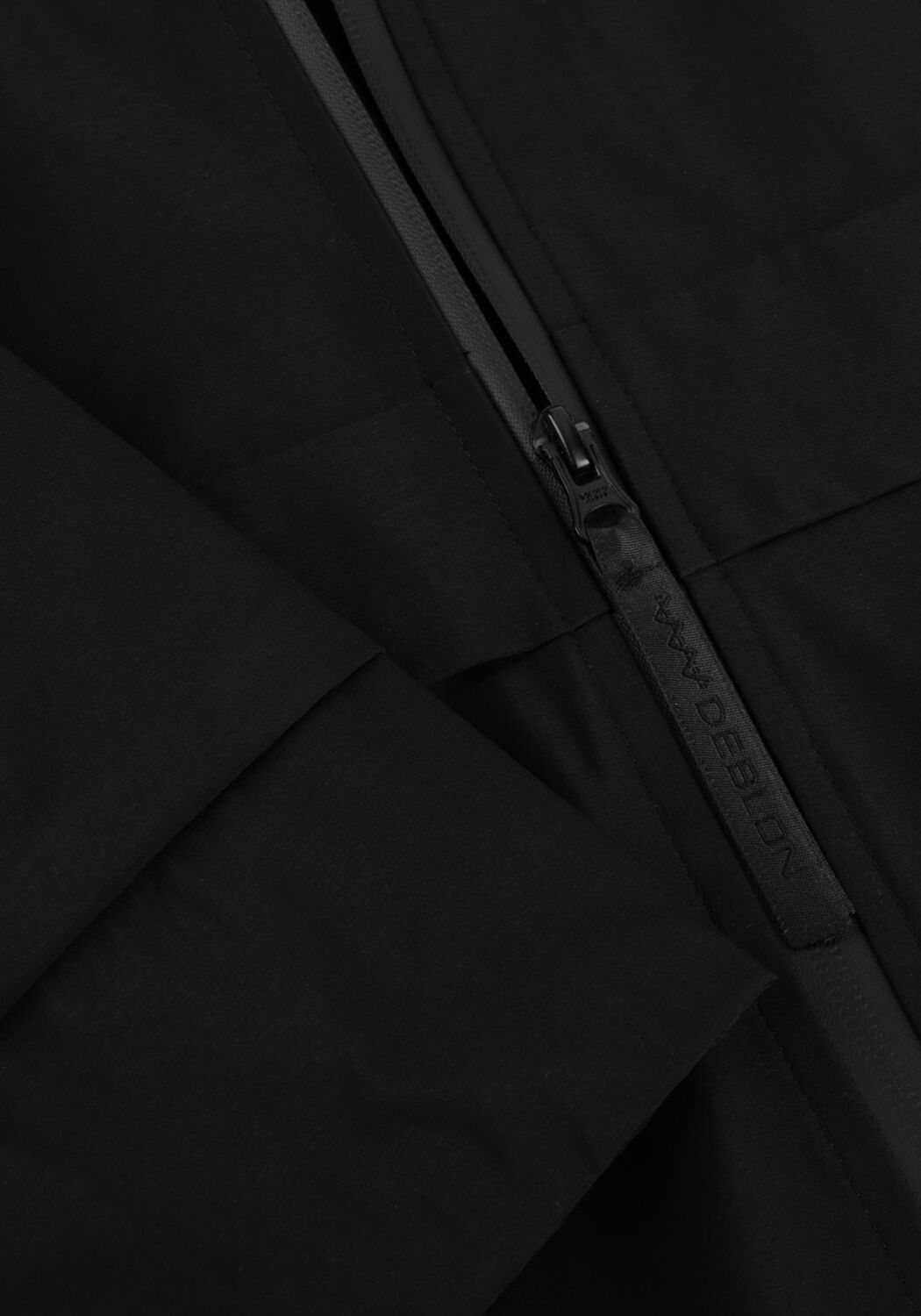 Zwarte DEBLON SPORTS Regenjas ROMY RAINCOAT - large