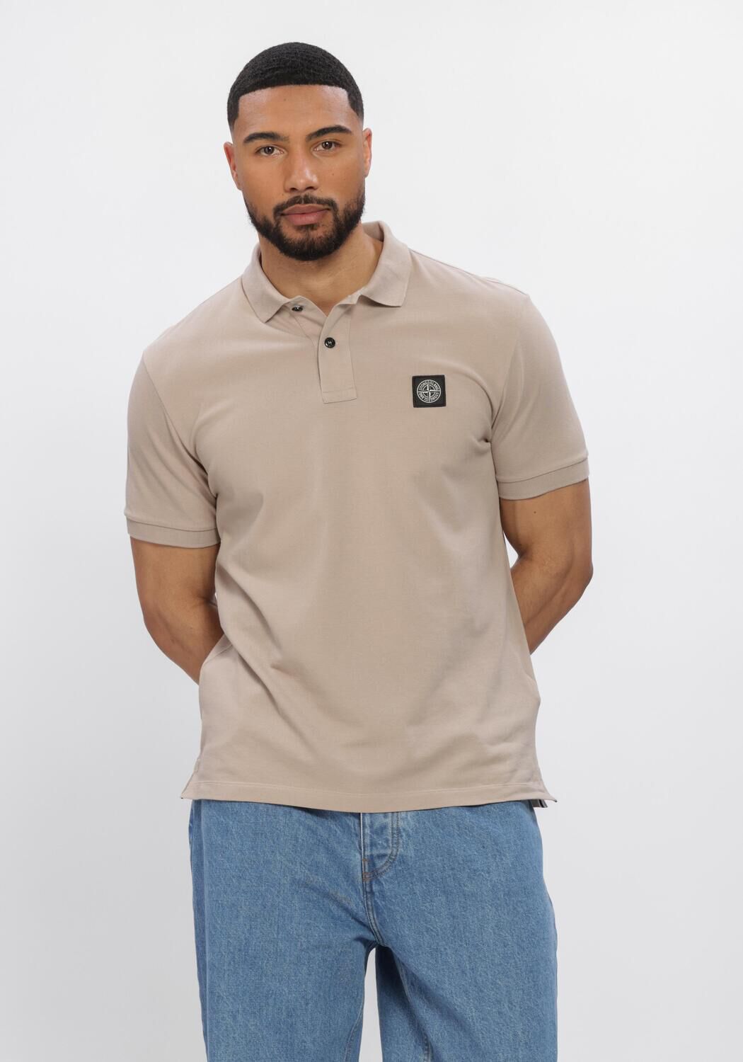 Beige STONE ISLAND Polo SS POLO S0017 - large