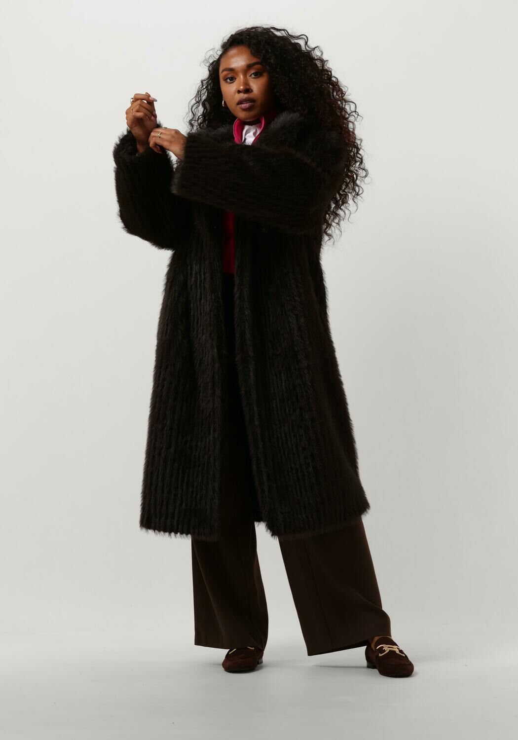 Stand Studio Stand Studio Faux Fur Jas Dames Genevieve Coat