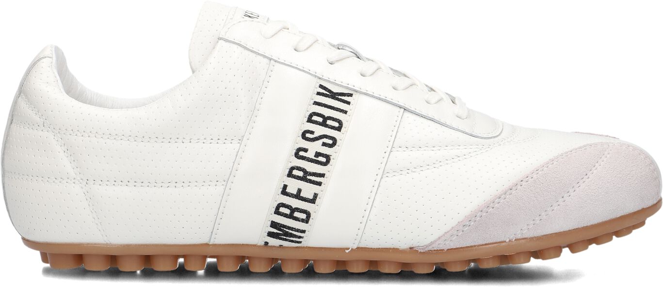 Bikkembergs Lage Sneakers Heren 30509, Maat: 43, Materiaal: Leer, Kleur: Wit afbeelding