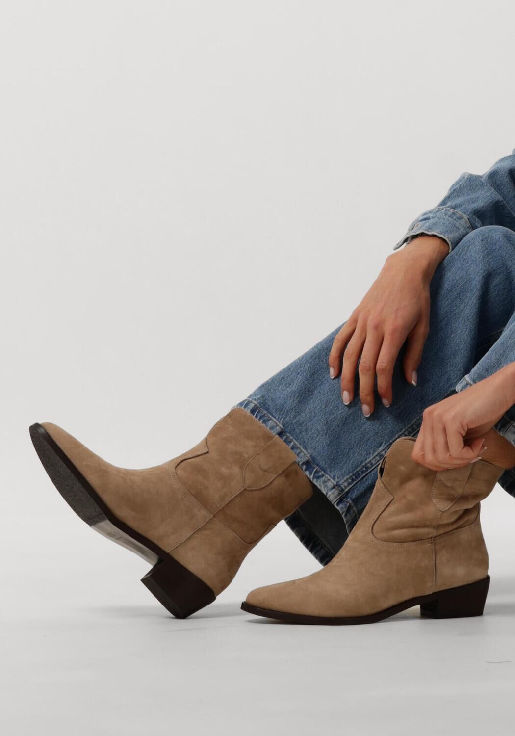 Beige NOTRE-V Cowboylaarzen 39445 - large