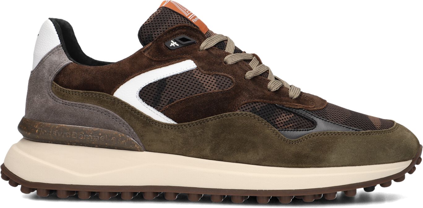Floris van Bommel Lage Sneakers Heren Sfm-10159, Maat: 40⅔, Materiaal: Suède, Kleur: Bruin