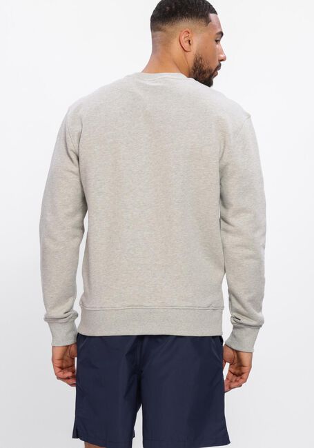 Grijze AMI PARIS Sweater CREWNECK CLASSIC FIT WITH AMI DE COEUR KNITTED PATCH - large