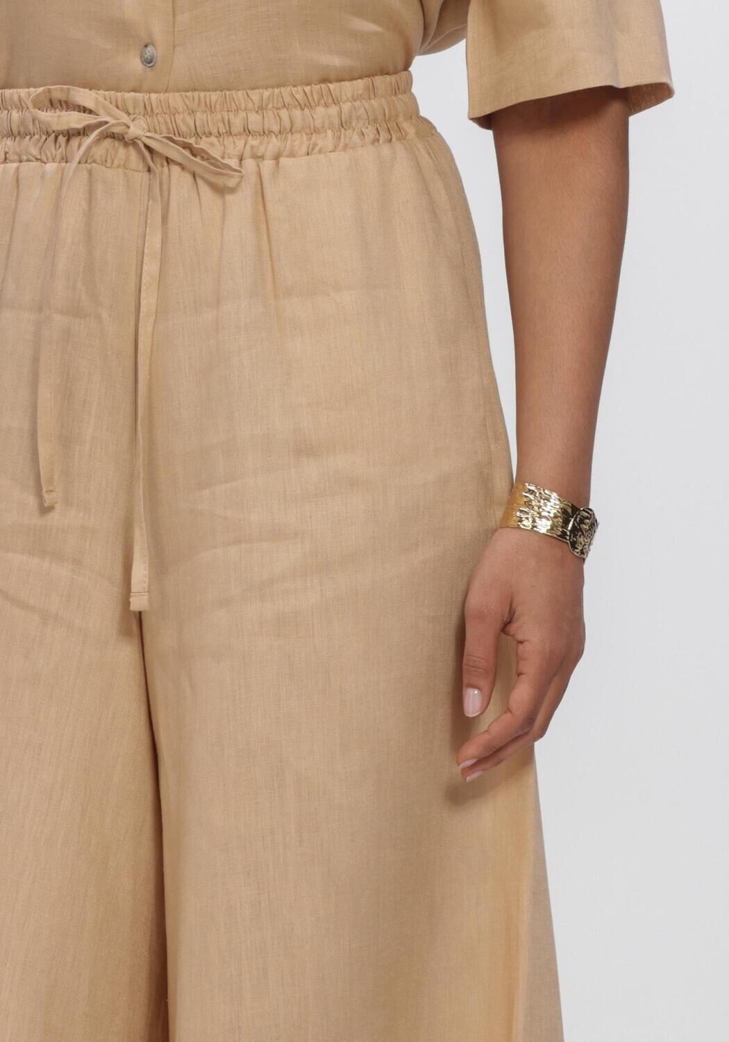 Beige GREEK ARCHAIC KORI Wijde broek S26K-1001013 - large