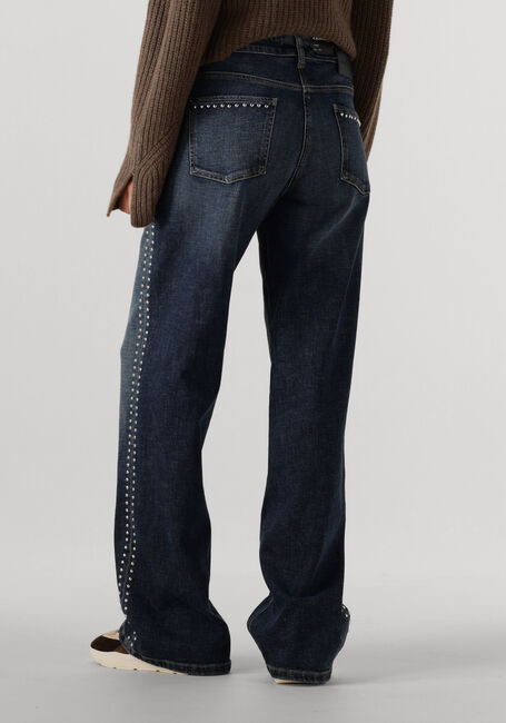 Donkerblauwe CAMBIO Wide jeans AIMEE - large