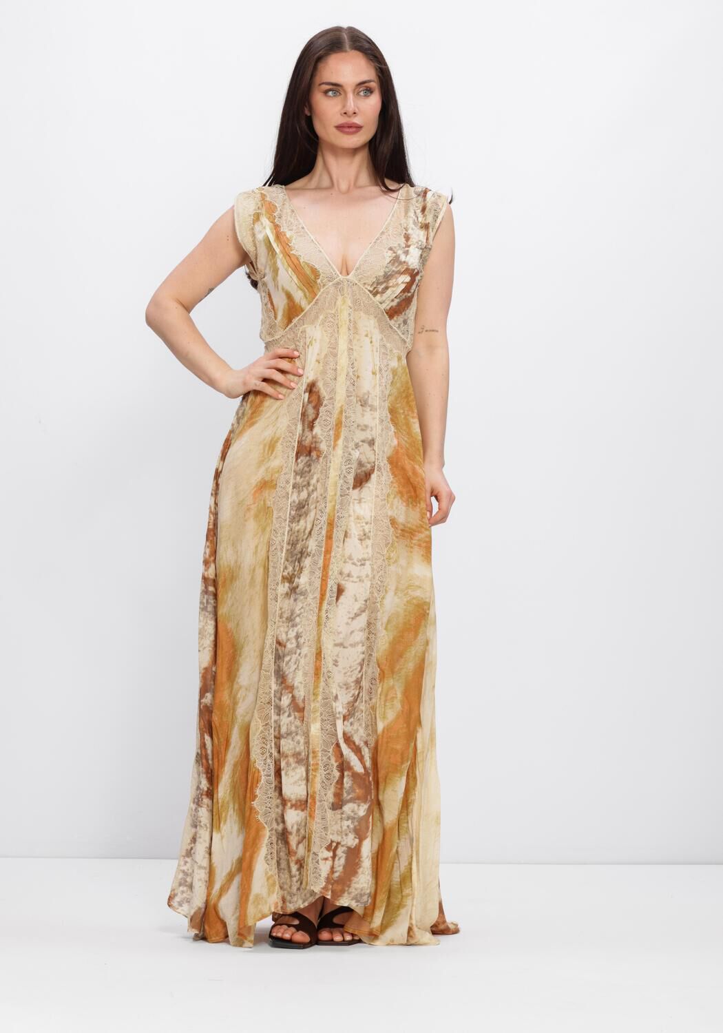Mes Demoiselles Mes Demoiselles Maxi Jurk Dames Samsam