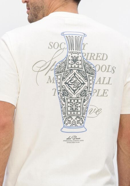 Ecru LES DEUX T-shirt BEN FAIENCE T-SHIRT - large