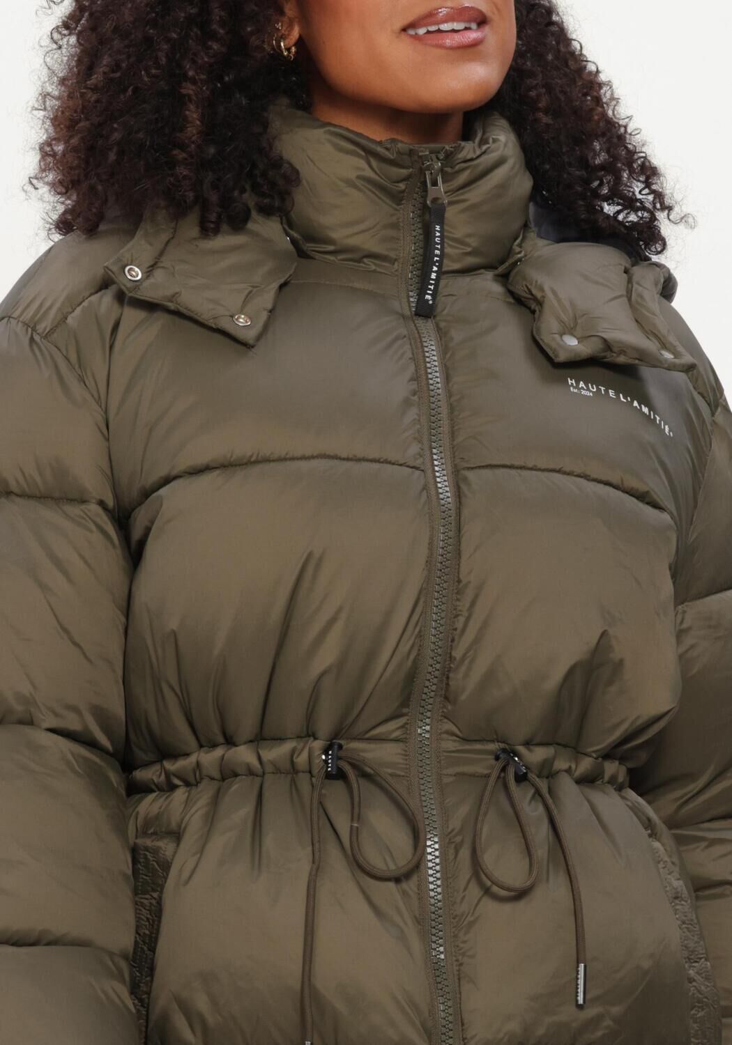 Groene HAUTE L'AMITI&Eacute; Jassen CLIMB PUFFER JACKET - large