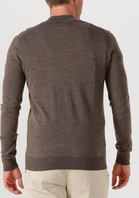 Bruine STEFANO LAURAN Trui HALF ZIP - large
