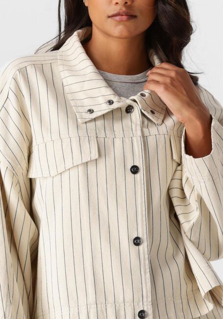 Ecru CO'COUTURE Jack LIGHT PIN BOX JACKET - large