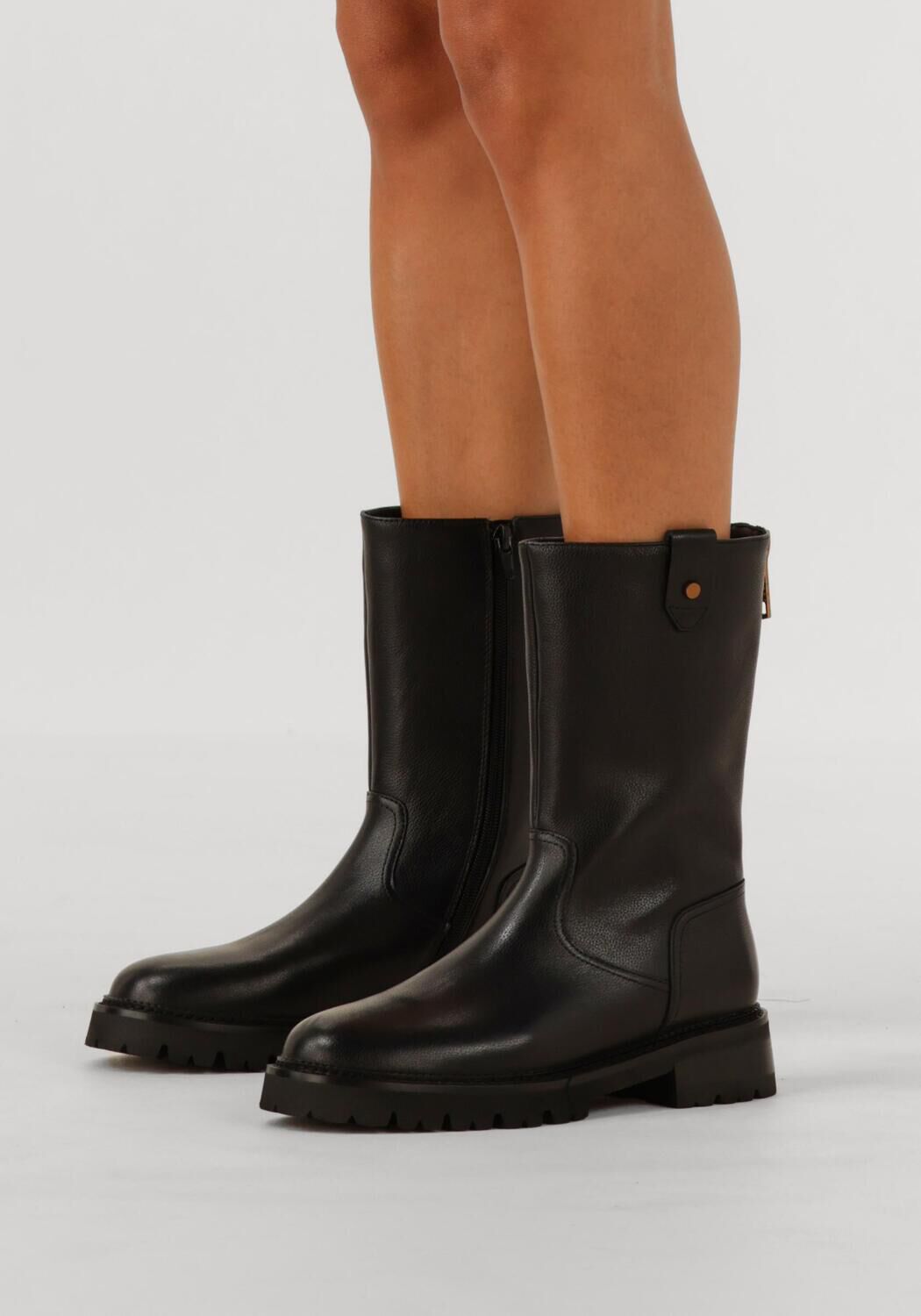 Zwarte STEFANO LAURAN Enkelboots ST2156 - large