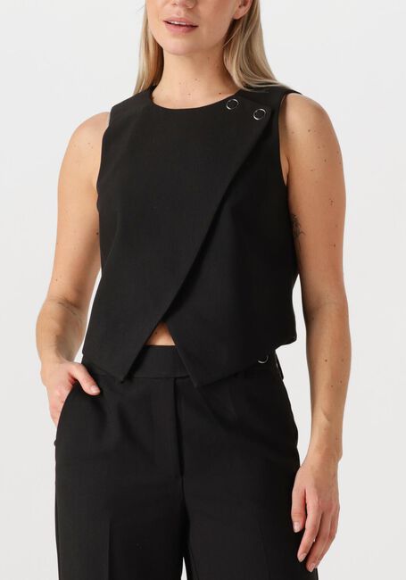 Zwarte CO'COUTURE Gilet VOLACC WRAP VEST - large