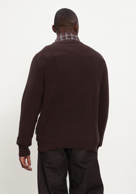Bruine LES DEUX Trui RIB CREWNECK KNIT - large