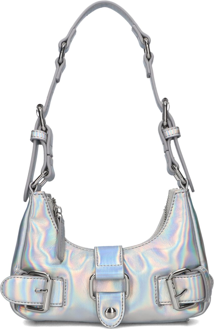 Núnoo Schoudertas
Dames Palma Recycled Cool, Materiaal: Acryl, Kleur: Zilver afbeelding 1