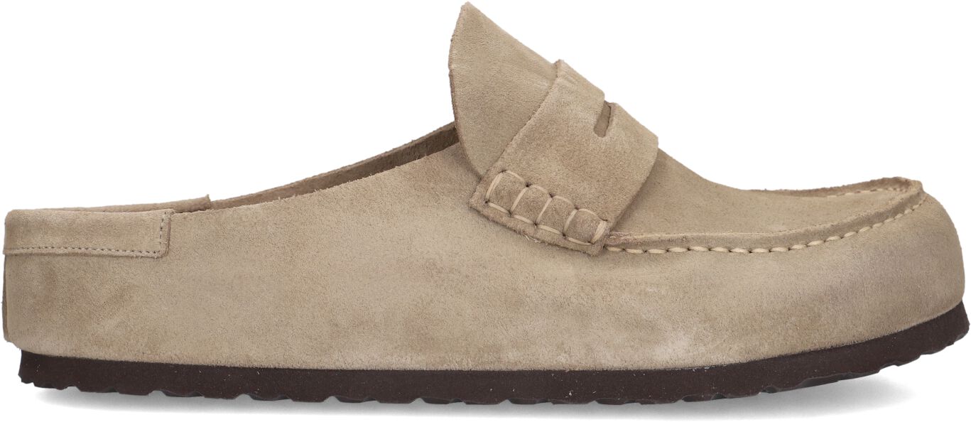 Birkenstock Instappers
Heren Naples, Maat: 43, Materiaal: Suède, Kleur: Beige afbeelding 1