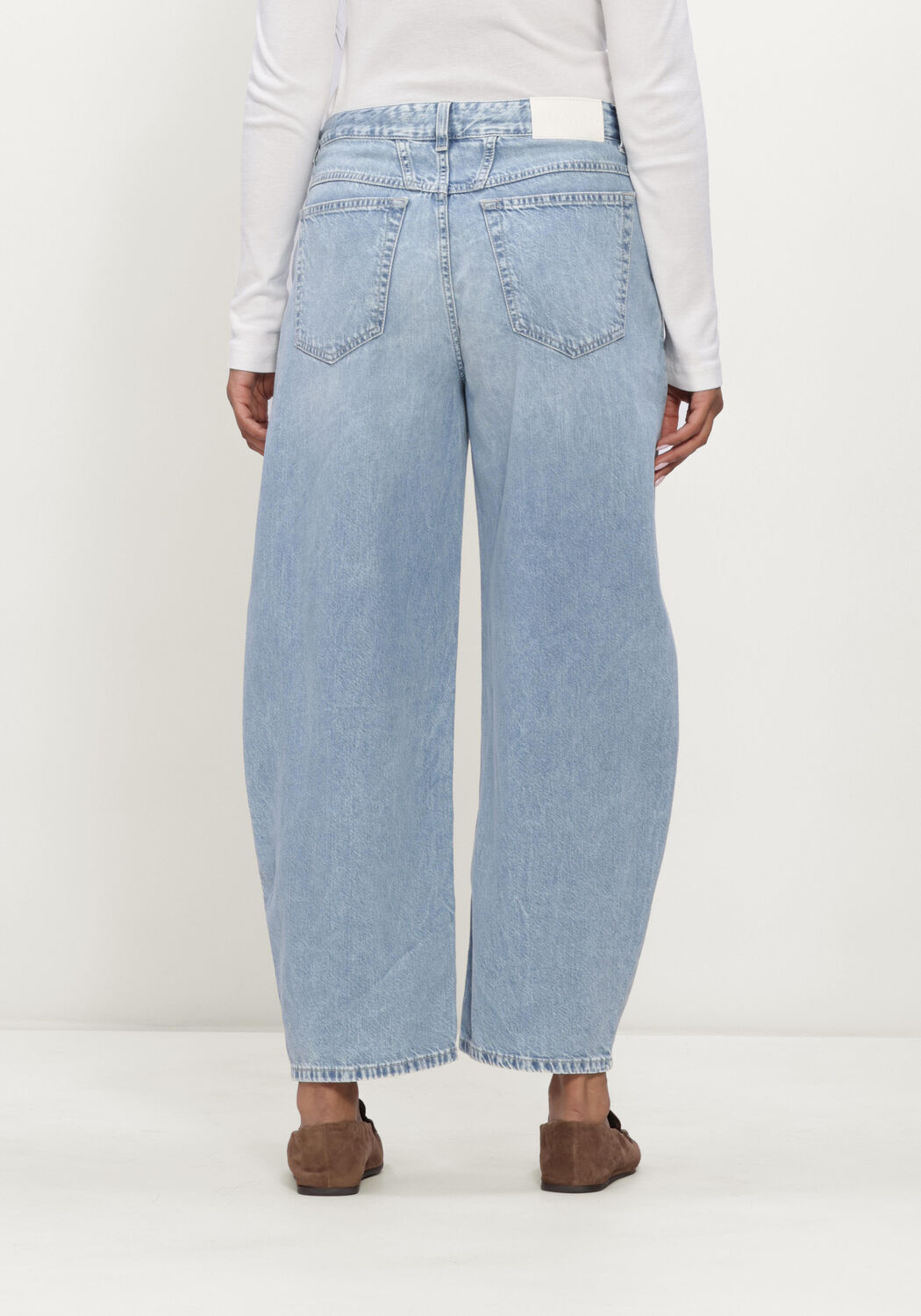 Lichtblauwe CLOSED Wide jeans JAZZIE - large