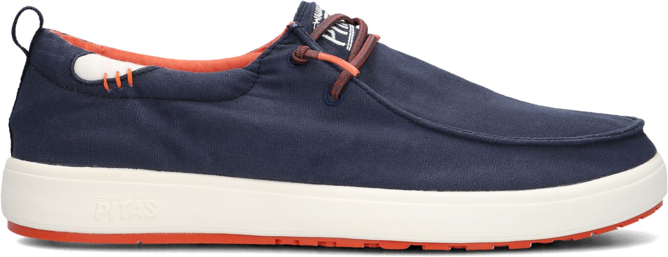 Pitas Instappers
Heren Biarritz, Maat: 46, Materiaal: Canvas, Kleur: Blauw