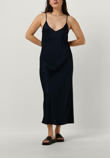 Donkerblauwe RESORT FINEST Midi jurk SLIP DRESS - large