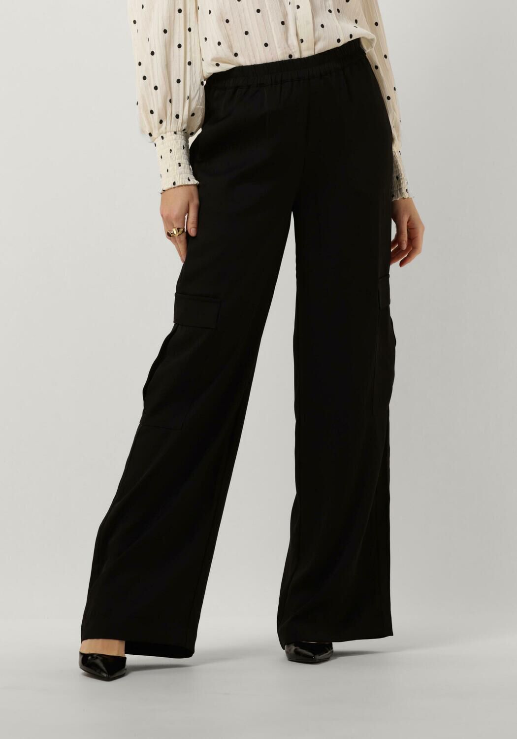 Co'Couture Pantalon Dames Himalayacc Pocket Long Pant, Maat: L, Kleur: Zwart
